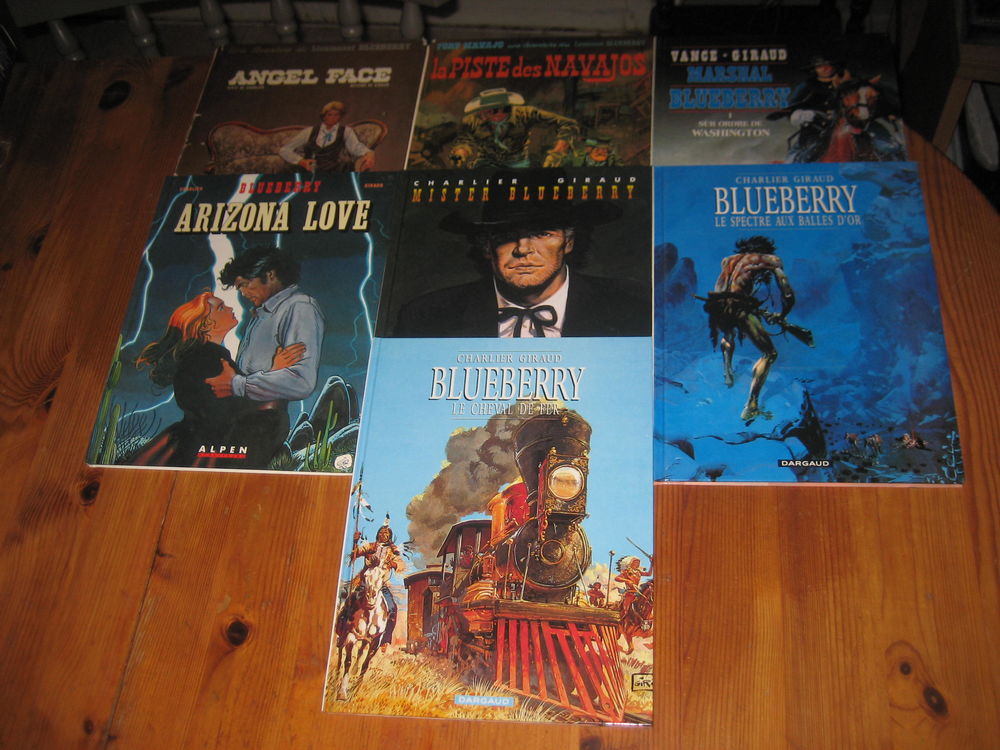 lot 7 bd BLUEBERRY dargaud/ alpen Livres et BD