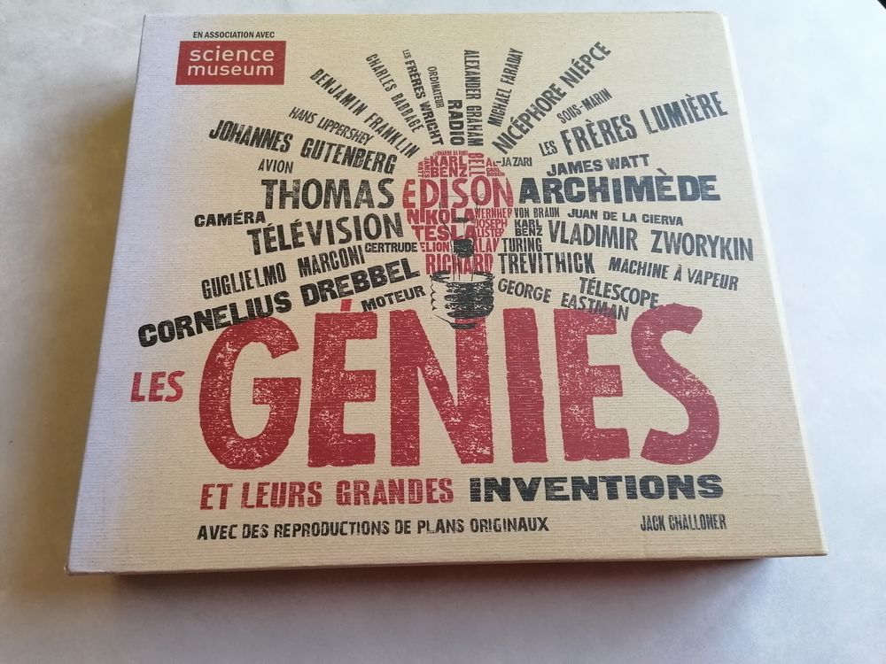 Coffret Les g&eacute;nies et leurs grandes inventions Livres et BD