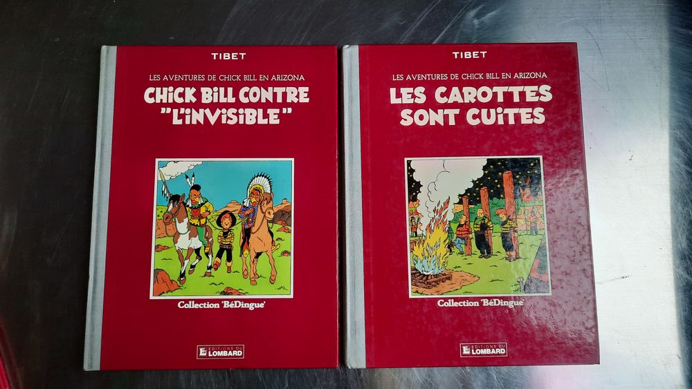 Collection B&eacute;Dingue Pom et teddy - Chick Bill - etc... 8 alb Livres et BD