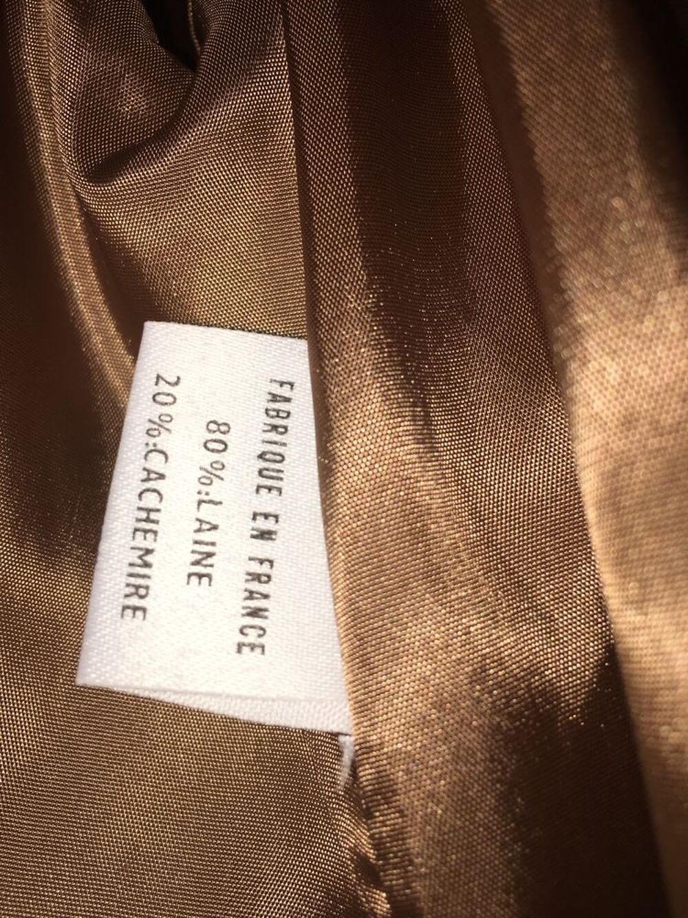 magnifique manteau cachemir laine vison Vêtements