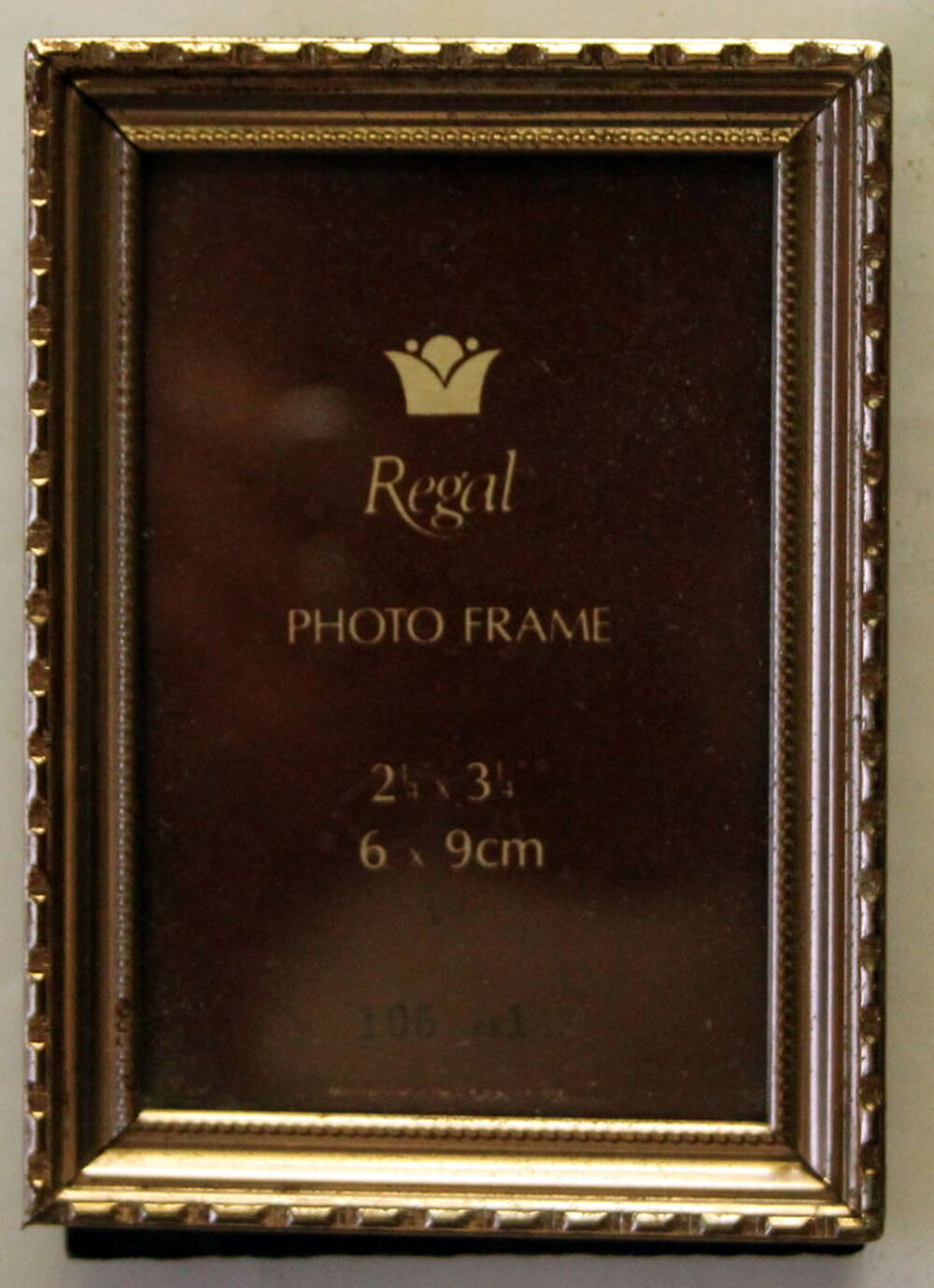 Petit cadre photo cuivre &agrave; poser 