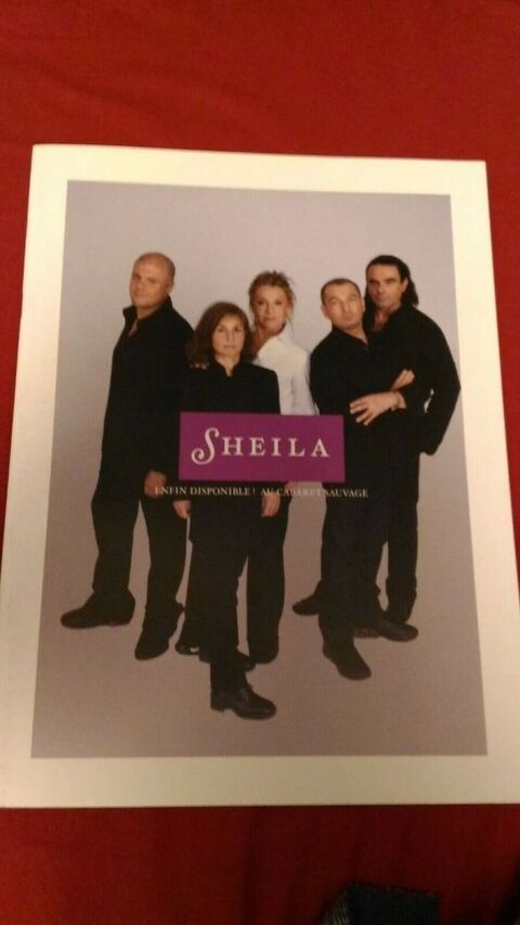 SHEILA RARE PROGRAMME CONCERT 2006  ENFIN DISPONIBLE  COMME Caudry (59)