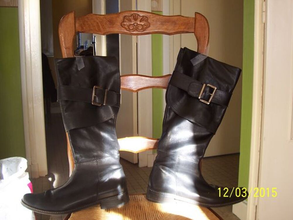 Bottes cavaliere daim store