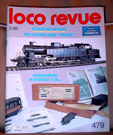 Magazine LOCO REVUE #479 - années 80 5 Argenteuil (95)