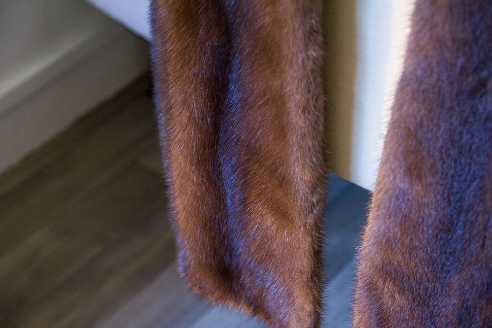 Manteau v&eacute;ritable fourrure h&eacute;rit&eacute; Vêtements