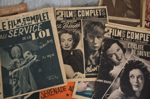 Romans photos de grands films de 1936  1949, avec les vedet 25 Lorient (56)