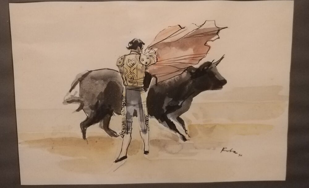 Tableau Original et UNIQUE du Dessinateur jean ROBA 