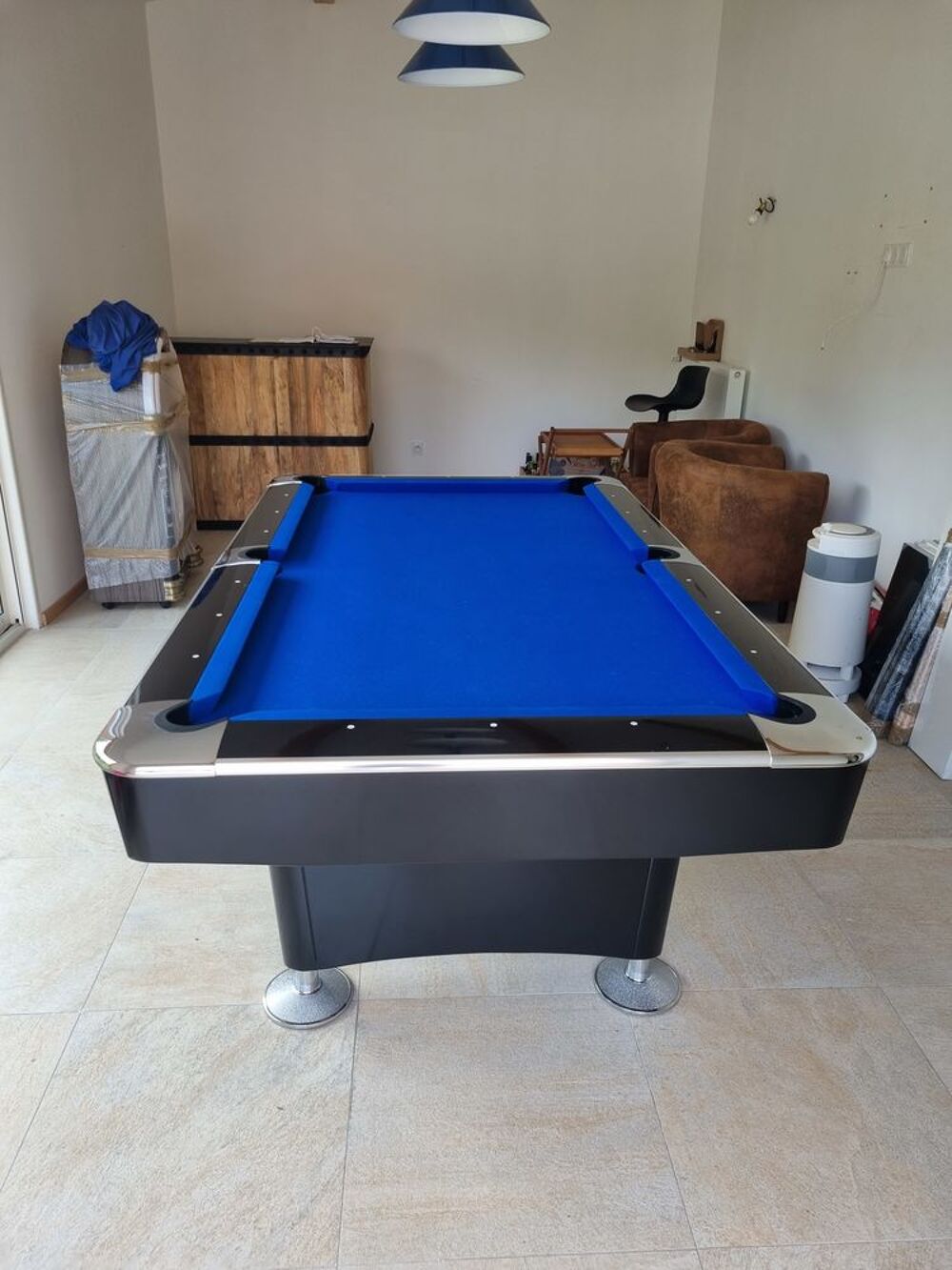 Table de billard am&eacute;ricain 230 plateau ardoise Meubles