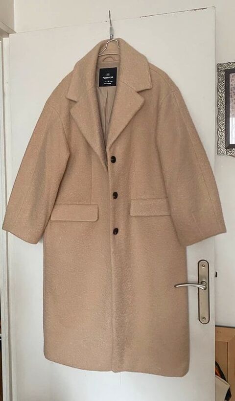 Manteau long écru Pull & Bear M 35 Bois-Colombes (92)