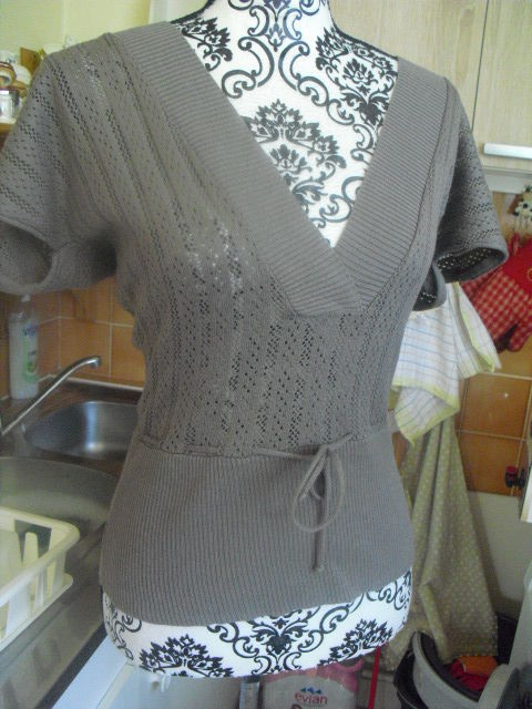 PULL maille ajourées a motifs, marron chocolat, NEUF CAMAIEU 10 Lyon 5 (69)