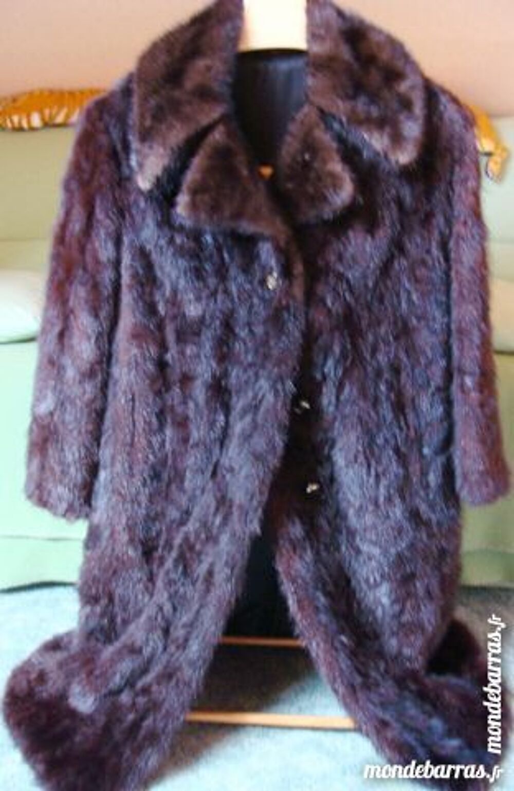 Manteau fourrure de vison- T40 Vêtements