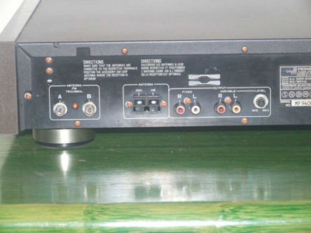 Tuner Pioneer F-93 Audio et hifi