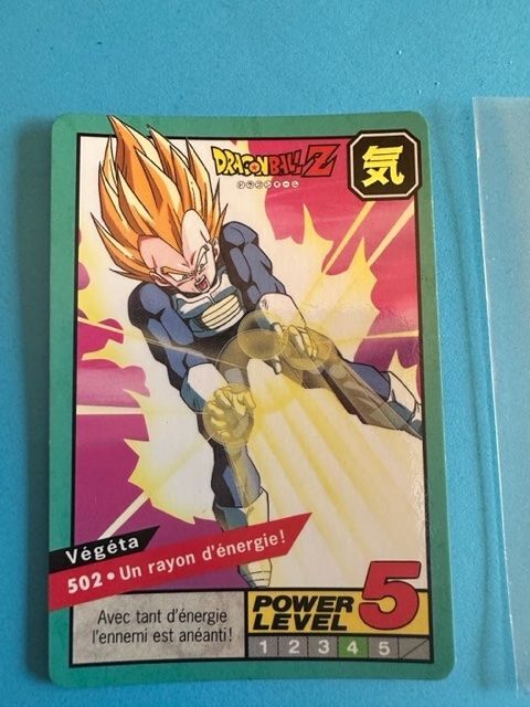 Carte DBZ n502 Carddass Bandai 1996 VF 4 Meudon (92)