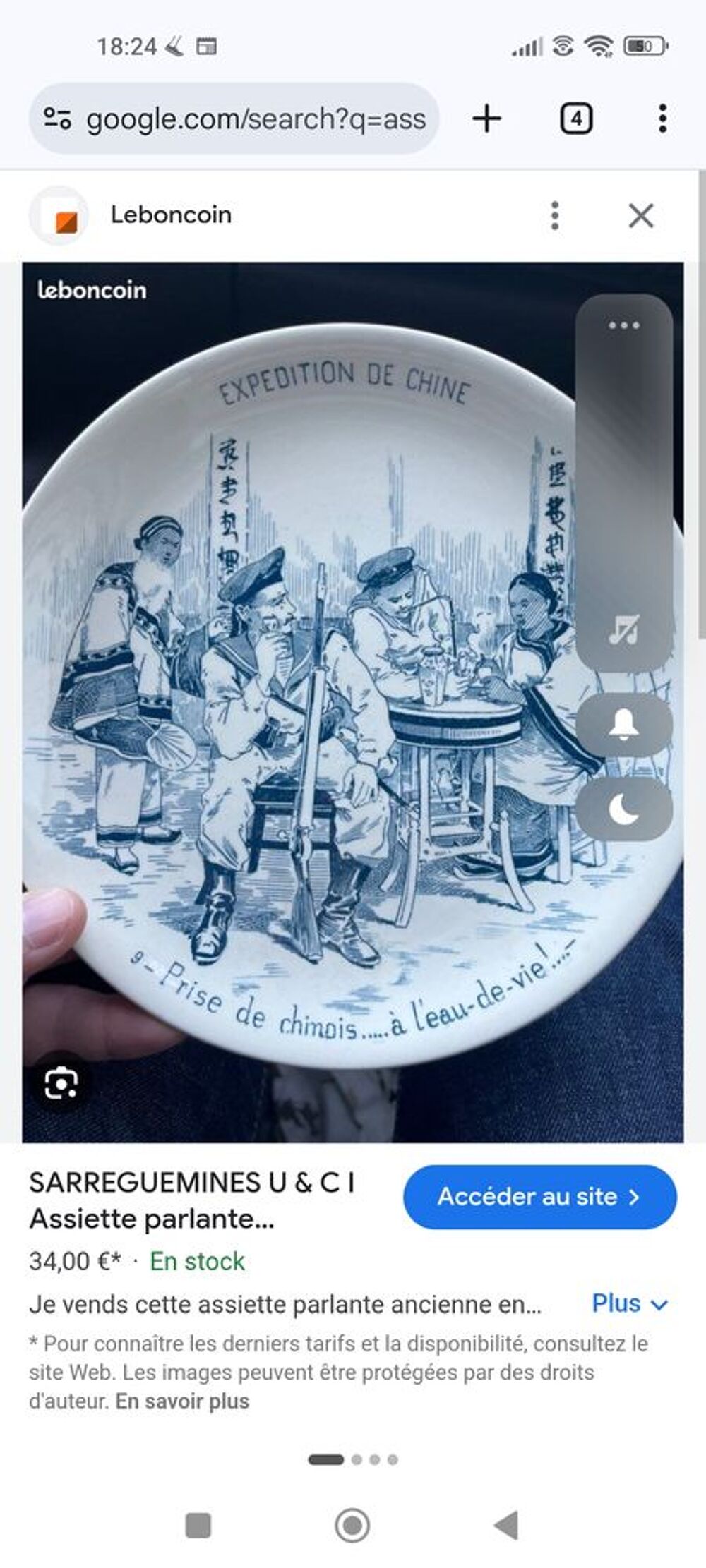 Assiettes sarreguemines 