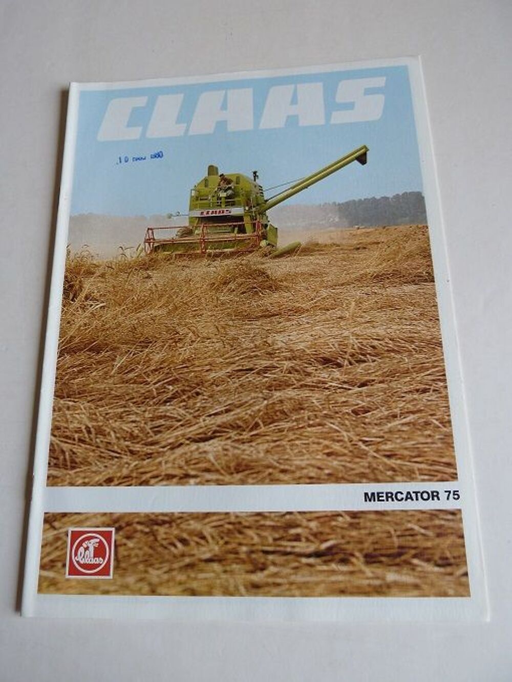 Prospectus moissonneuse CLAAS MERCATOR 75 