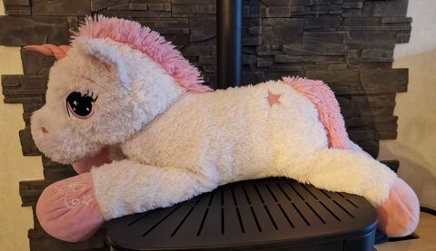 Peluche licorne blanche et rose 20 Bergerac (24)