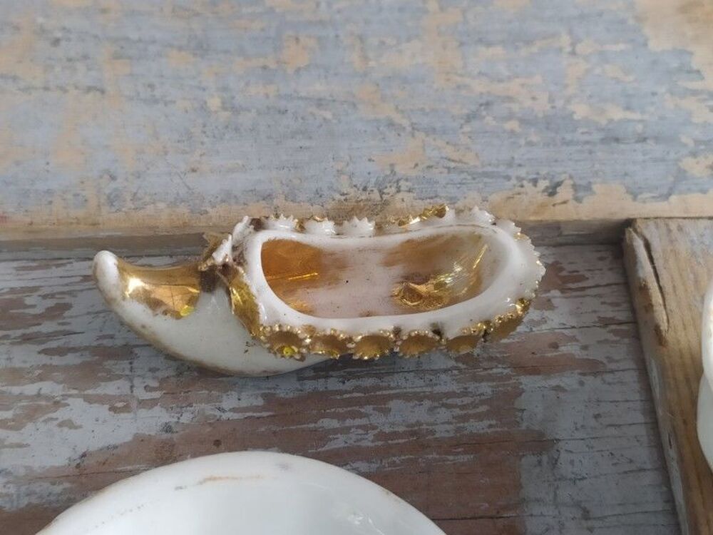 Ancienne Dinette Service &agrave; Th&eacute; Porcelaine de Paris XIXeme 