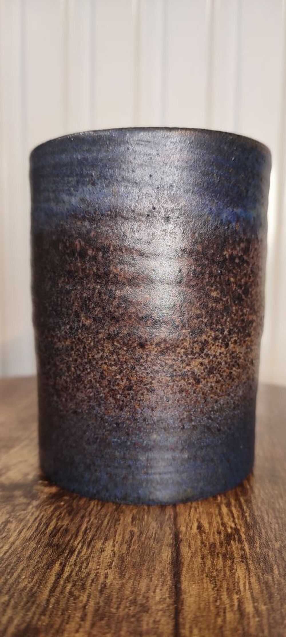 Petit Vase rouleau c&eacute;ramique de Louis Yves Bonnet 