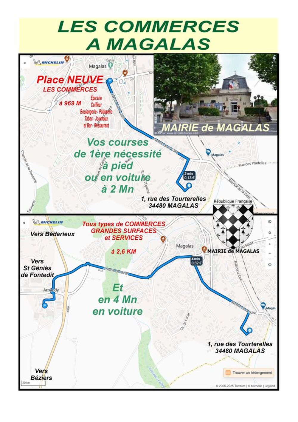 Vente Villa Aux portes de BEZIERS et à proximité du CAP D'AGDE Magalas