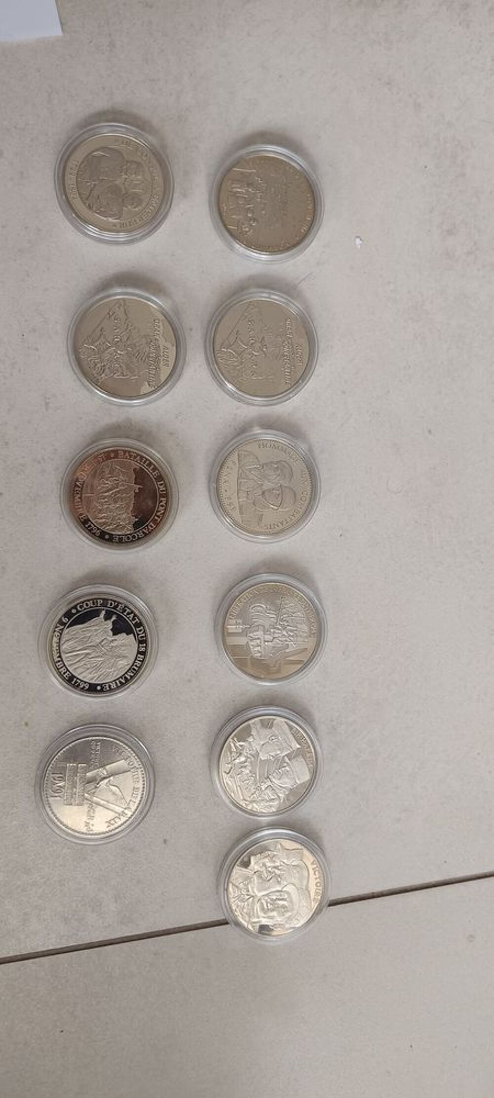 Lot de pi&egrave;ces de monnaie de collection 