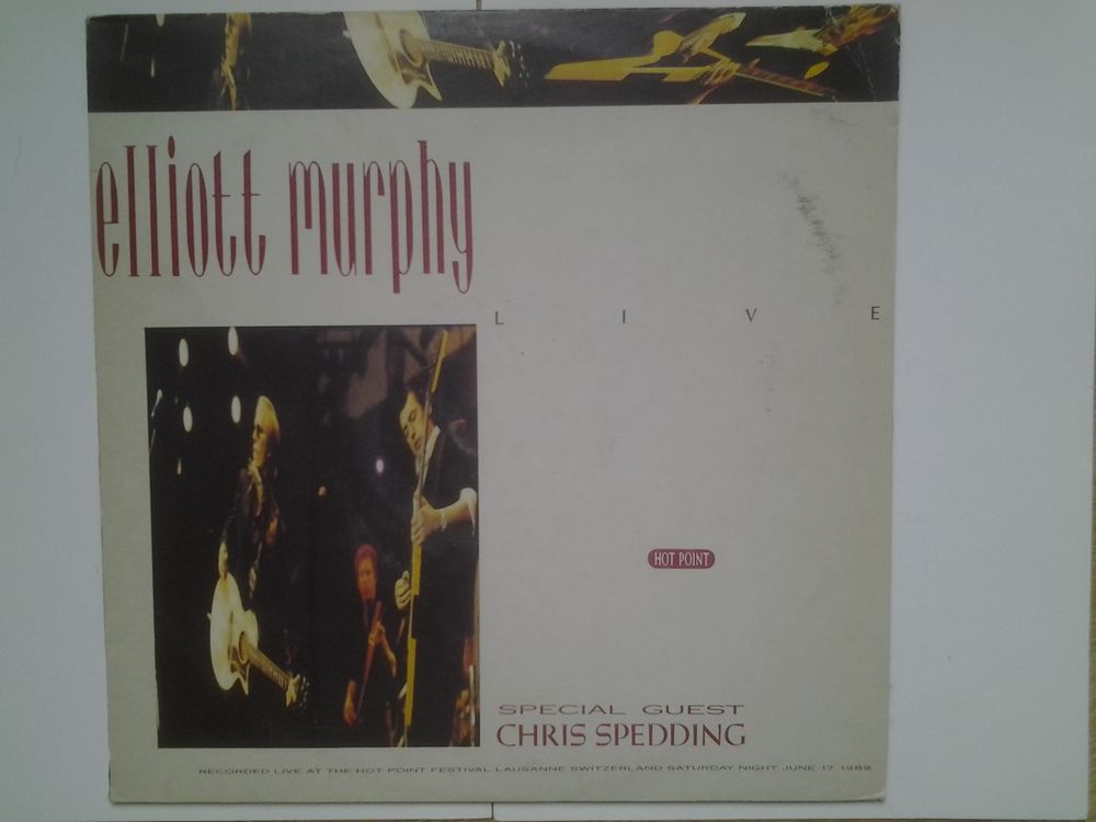 ELLIOTT MURPHY HOT POINT CD et vinyles
