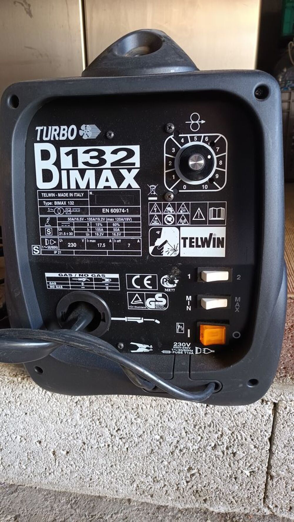 Poste a souder bimax 132 turbo telwin Bricolage