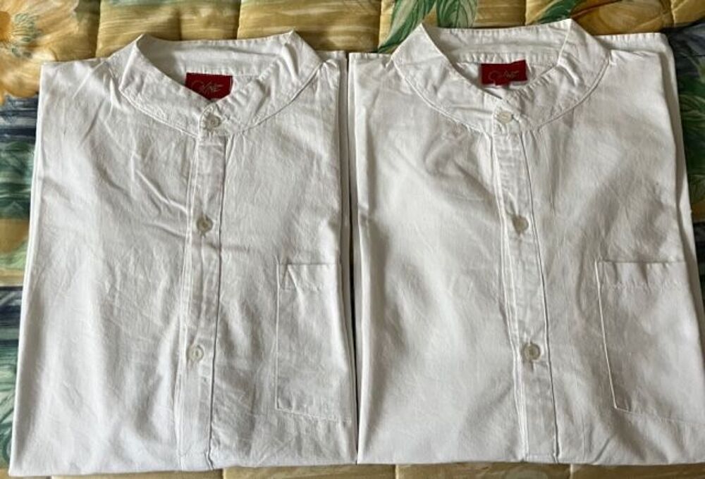 Lot de 2 CHEMISES homme taille 3 XL marque Coline Vtements