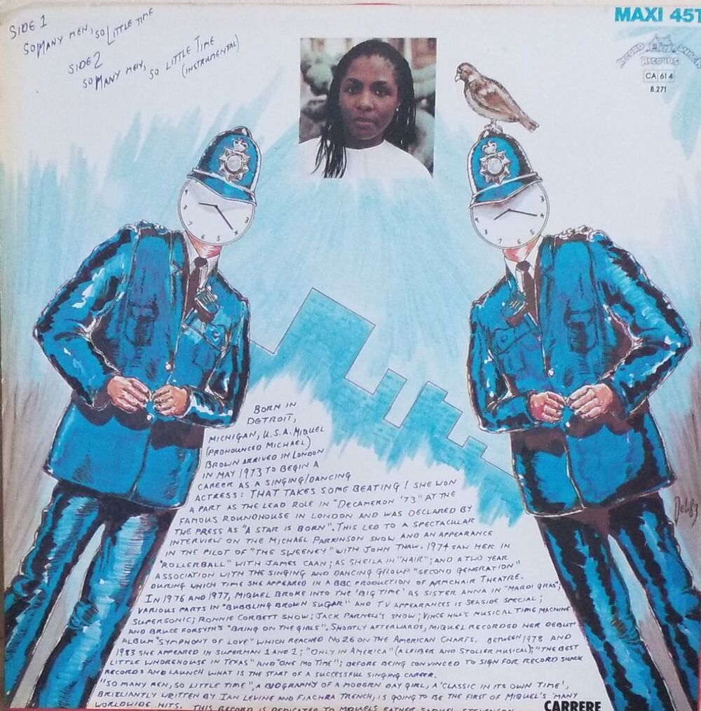 Miquel Brown Somany Men-So Little Time CD et vinyles