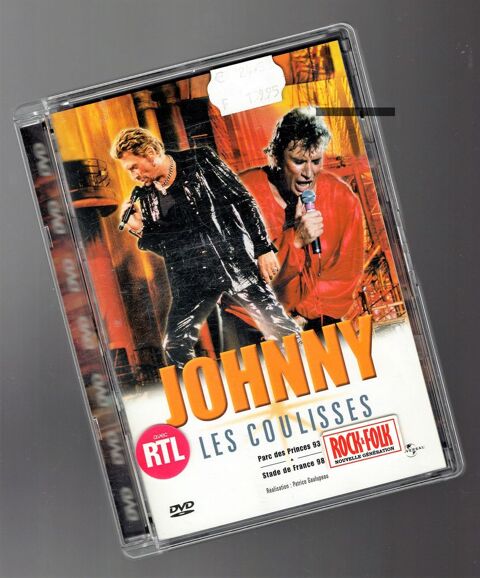 Johnny HALLYDAY : Les coulisses - Parc des Princes 93 24 Argenteuil (95)