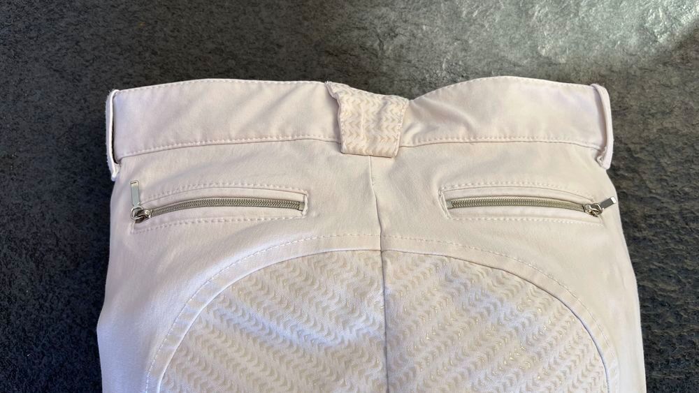 Pantalon d'&eacute;quitation blanc Equiline Sports