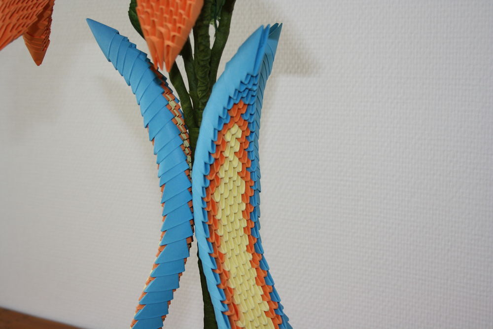 Vase tout en papier Décoration