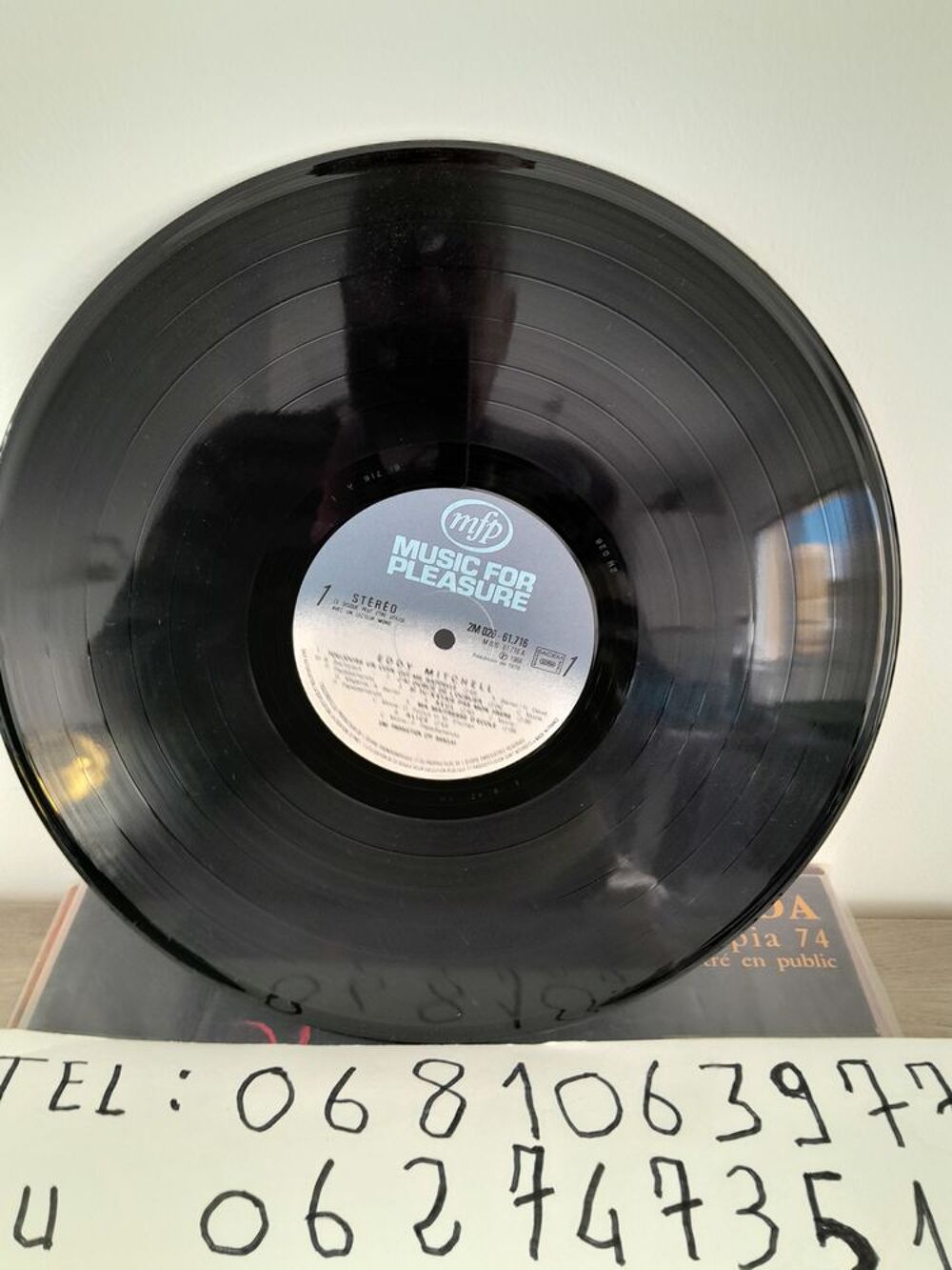 EDDY MICHELL VINYLE 33 TOURS TEL / 0627473514 CD et vinyles