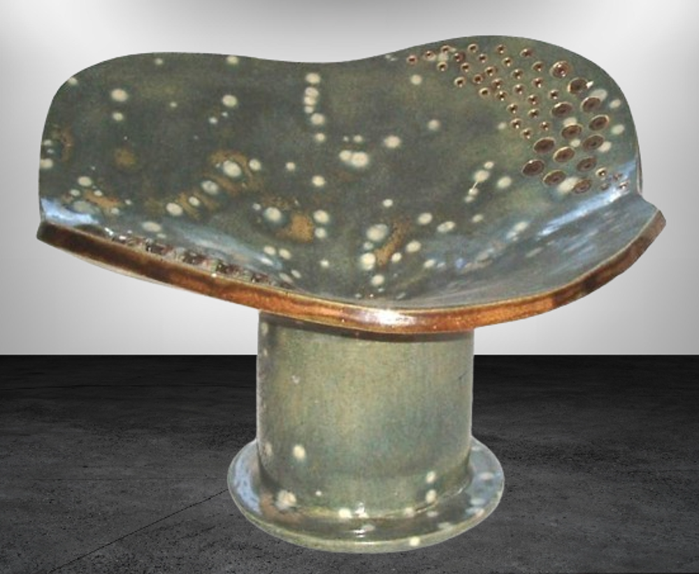 Grand Compotier/Coupe C&eacute;ramique Fait Main Par Artiste D�coration