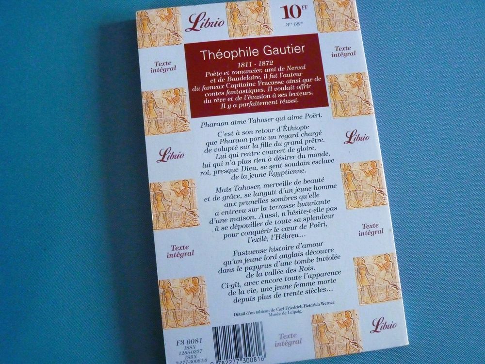 livre le roman de la momie theophile gautier TBE Livres et BD