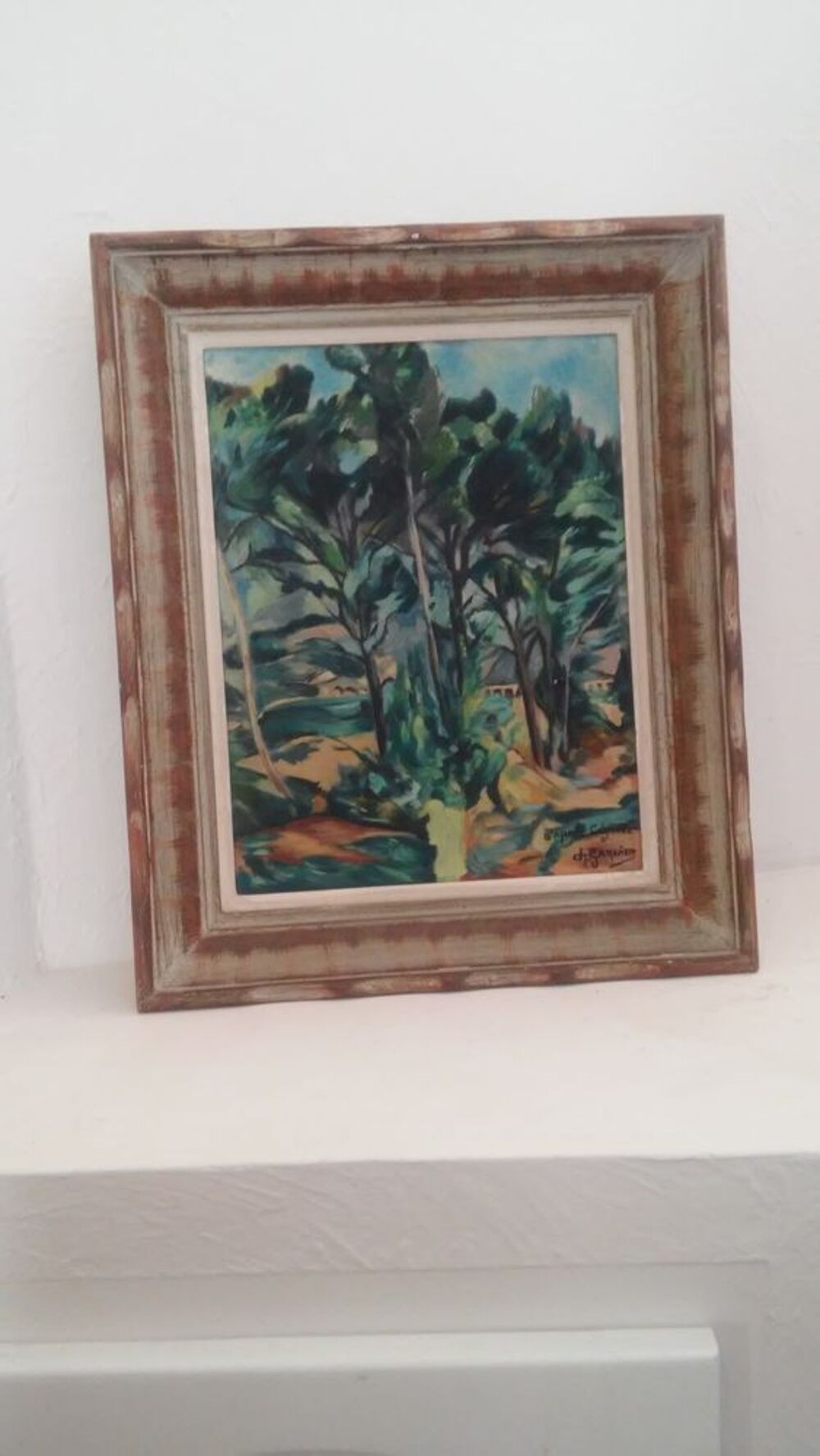  Tableau peinture &agrave; l'huile Décoration