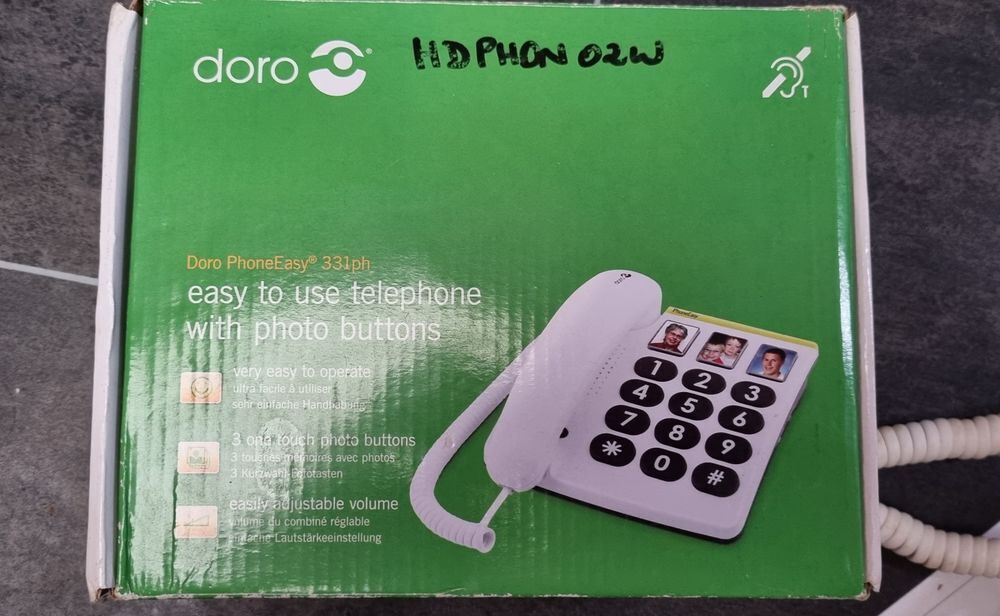 T&eacute;l&eacute;phone fixe Doro PhoneEasy Sp&eacute;cial Seniors Téléphones et tablettes