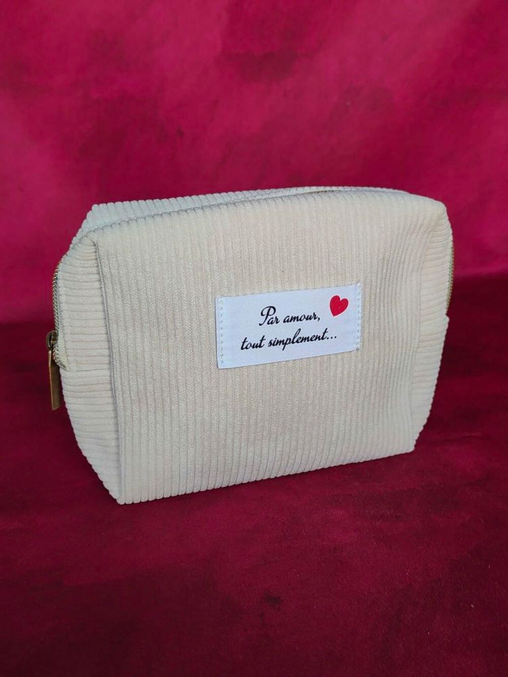 Pochette &eacute;crue neuve Maroquinerie