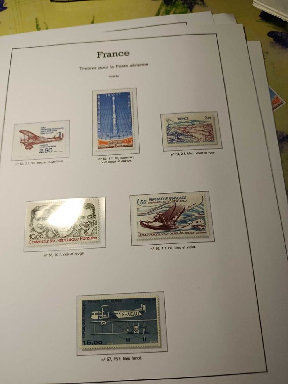 timbres de collection fran&ccedil;ais 