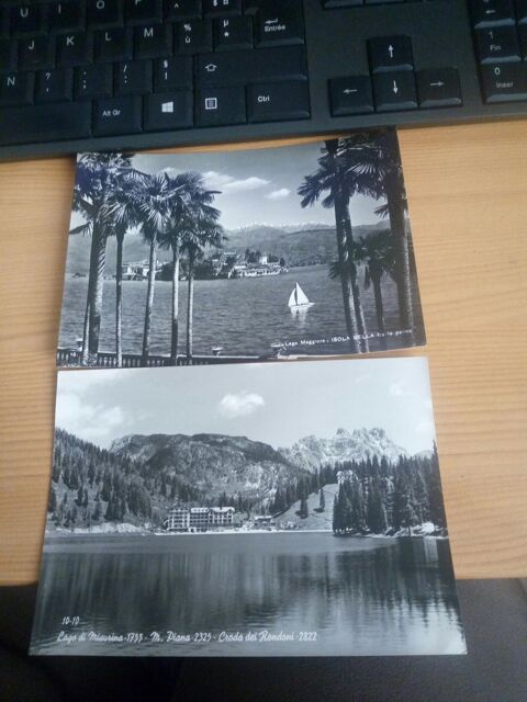 LOT DEUX CARTES  LAGO MAGGIORE ET LAGO DI MISURINA 10 Levainville (28)