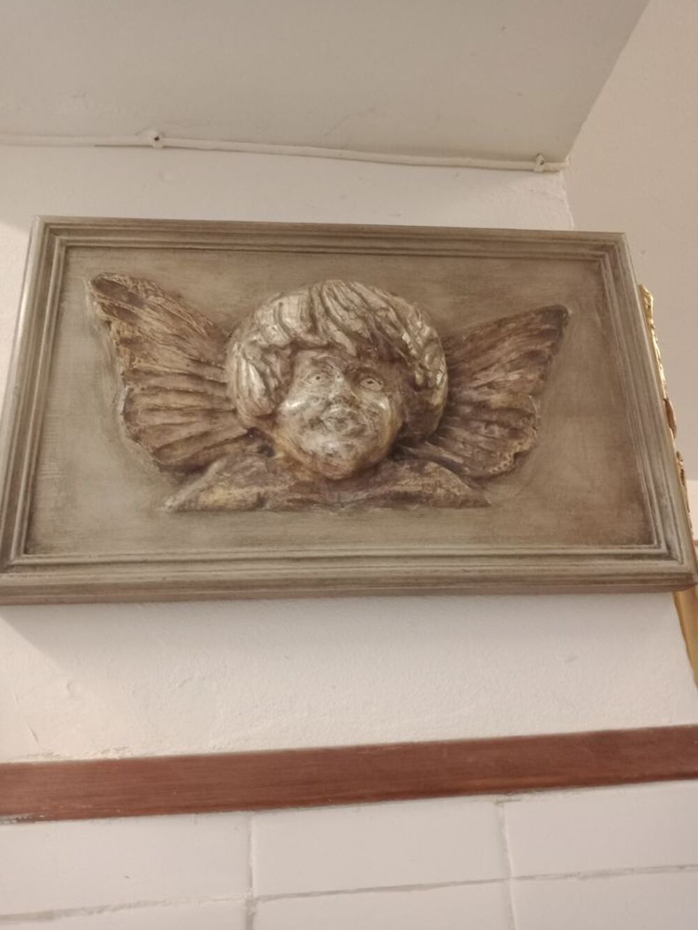 Tableau bas-relief d'&eacute;poque Décoration