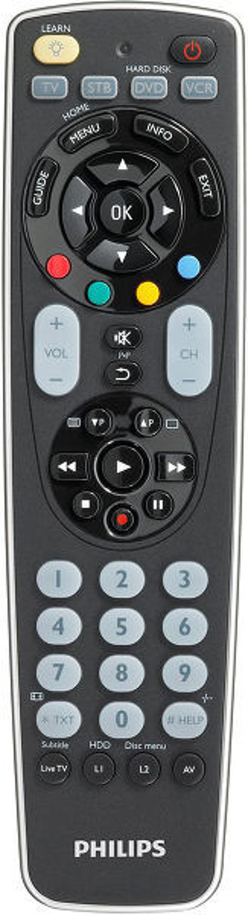 T&eacute;l&eacute;commande Universelle PHILIPS SRP5004 . Neuve . Photos/Video/TV