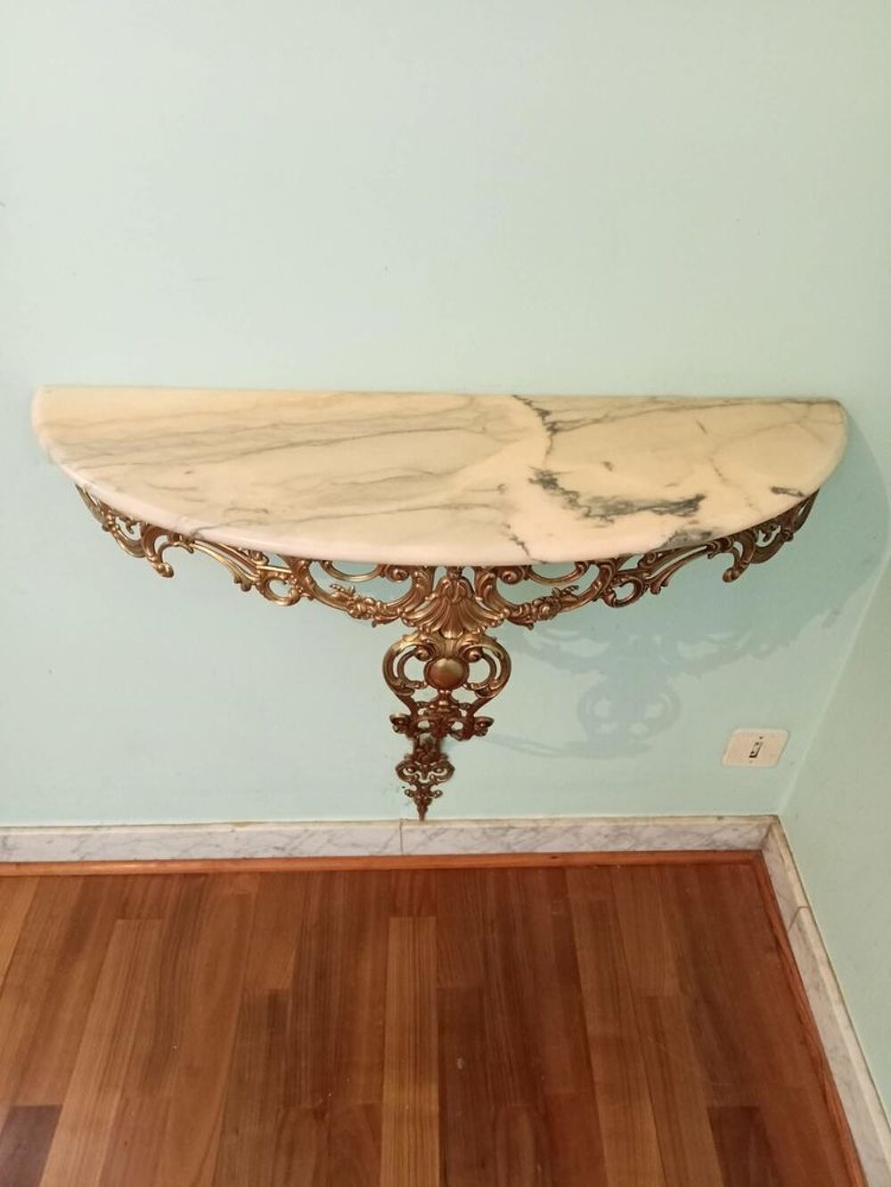 Console en marbre rose Décoration