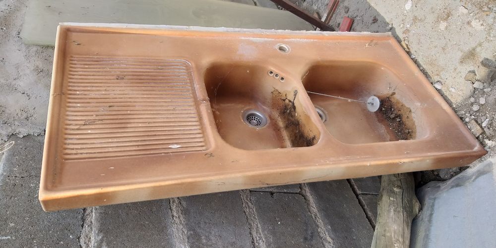 Evier 2 bacs Bricolage