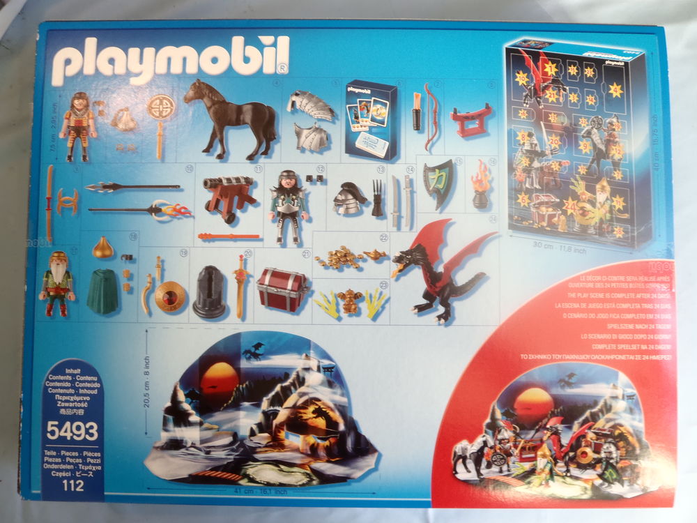 Playmobil 5493 : calendrier de l'avent : dragon Asiatique Jeux / jouets