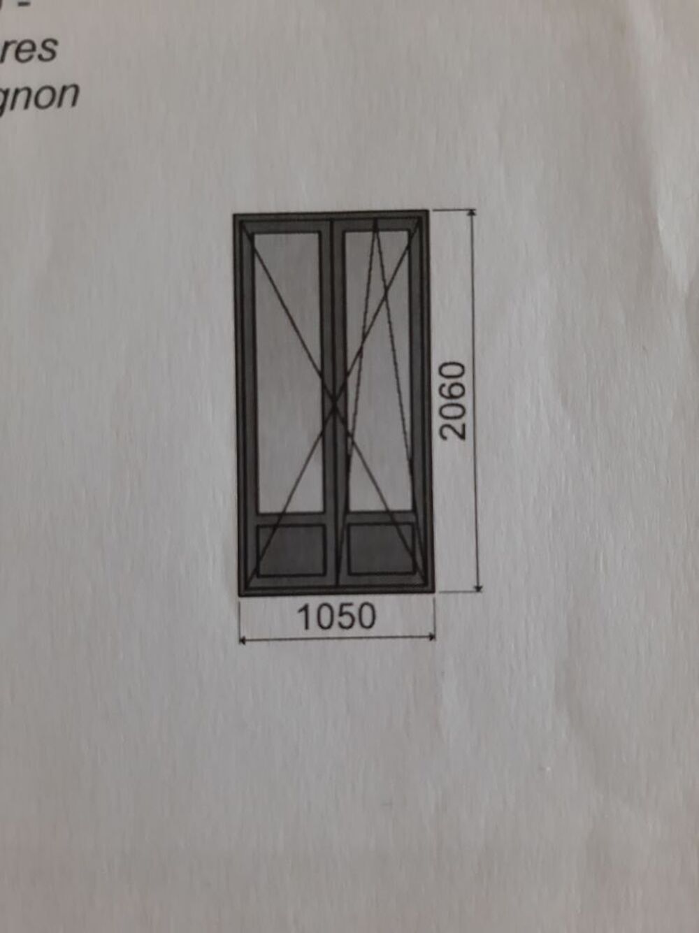 Porte fen&ecirc;tre Bricolage