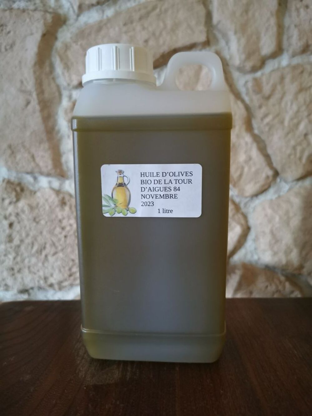 Huile d'olive fruit&eacute; vert bio du Vaucluse Cuisine