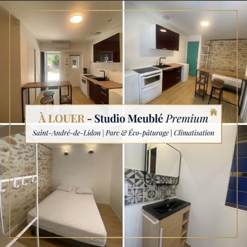   Maisonnette climatisée avec parking et parc entrenu Appartement - 1 pièce(s) - 16 m²