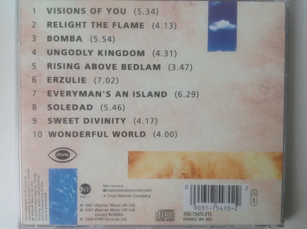 JAH WOBBLE'S INVADERS RISING ABOVE BEDLAM Envoi Possible
CD et vinyles
