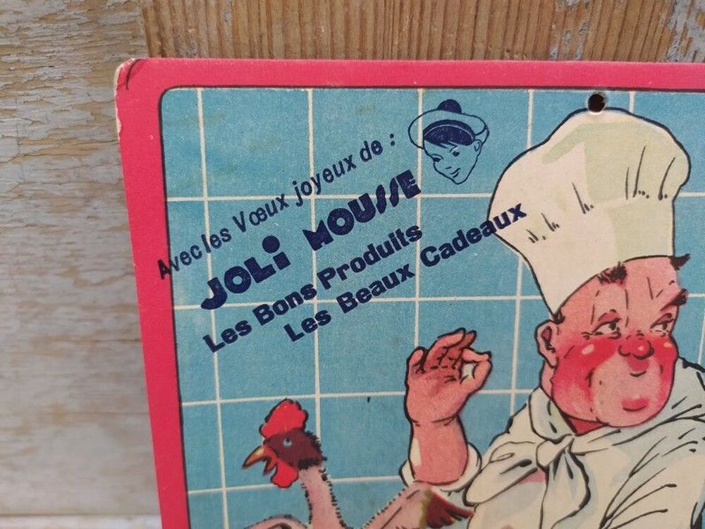 Calendrier Publicitaire Jolie Mousse Illust O.k G&eacute;rard 1937 