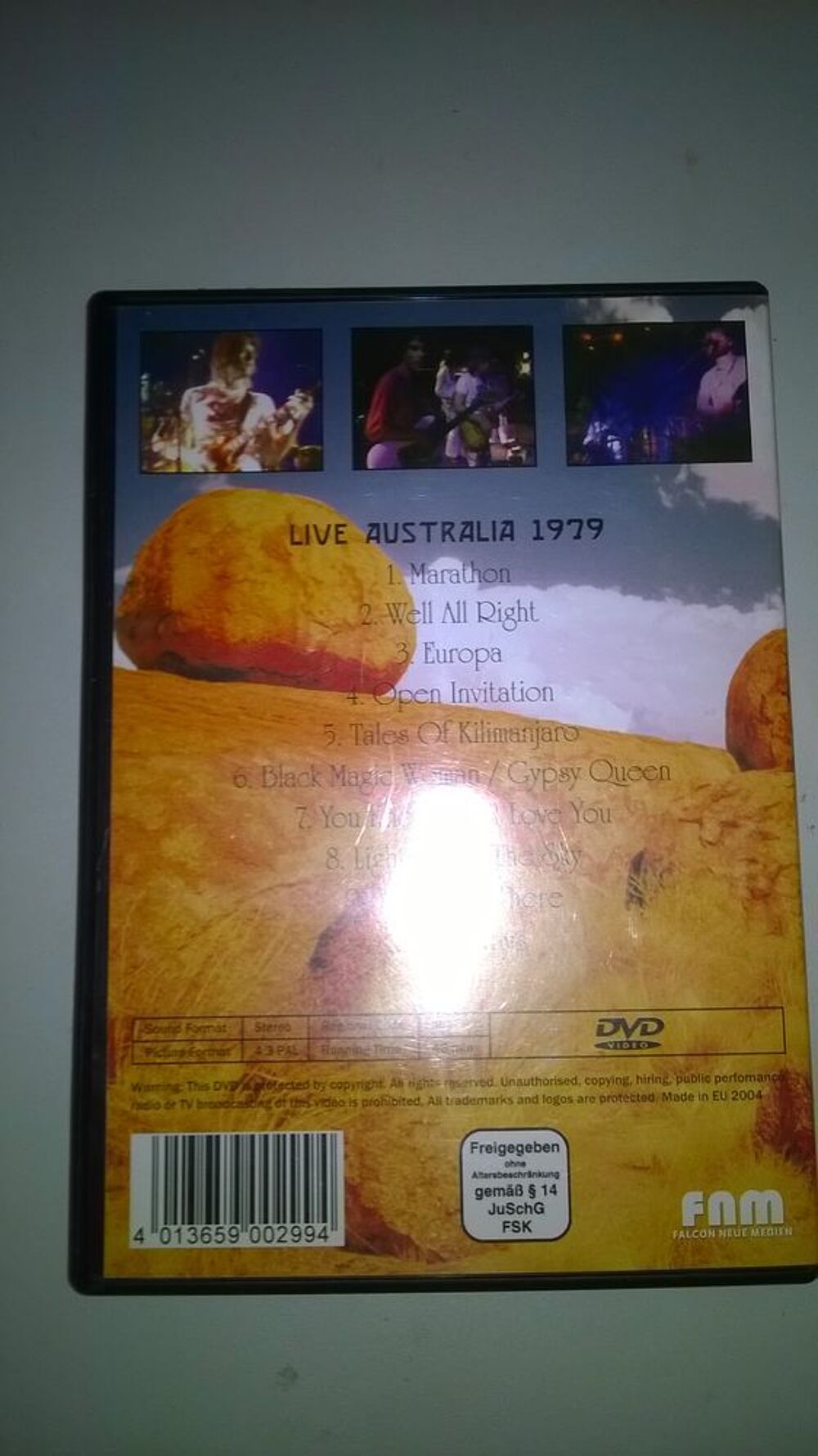 DVD Santana: live in Australia
1979
Excellent etat DVD et blu-ray
